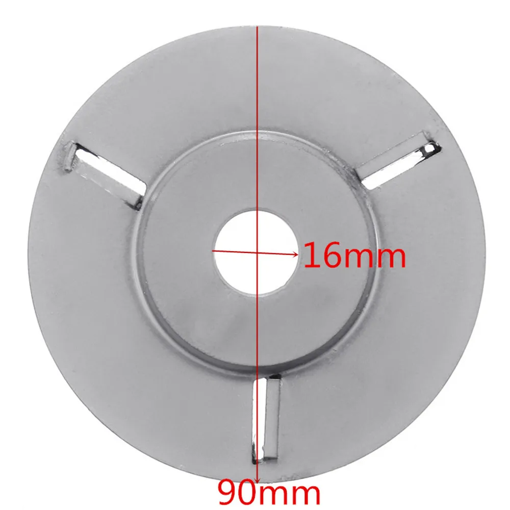 90 мм диаметр 16 мм Диаметр отверстия серебро Мощность резьба по дереву дисковая угловая шлифовка, фрезеровка крепления Деревообработка