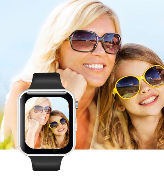 Bluetooth Square Smart Watch with Camera for Kids