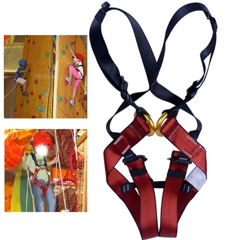 

Climbing Accessories Childrens Full Body Sit Seat Durable Secure Firm Belt Kids Harness Strap Tree Rock Safety Protector