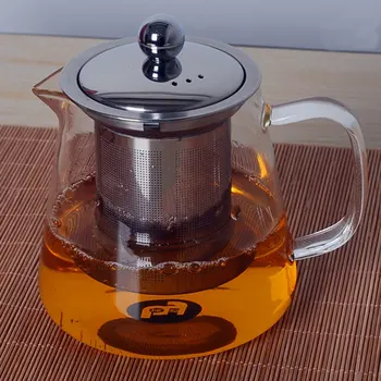 

Flower teapot with filter baskets coffee tools kitchen accessories drinkware glass cups glass teapot home teaware kongfu pot