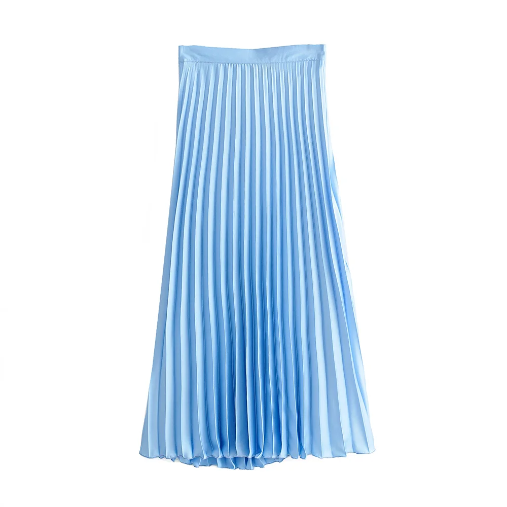 Элегантные Высокая талия длинная юбка Летние Повседневная Офисная Рабочая плиссированные юбки 2019 faldas mujer корейская мода kawaii миди женские