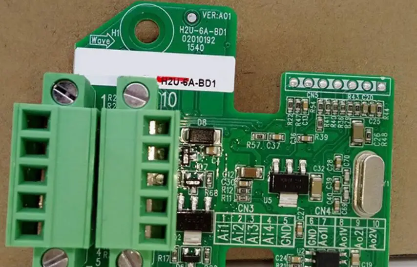 

for Inovance plc expansion module for Inovance h2u analog input expansion card H2U-6A-BD1