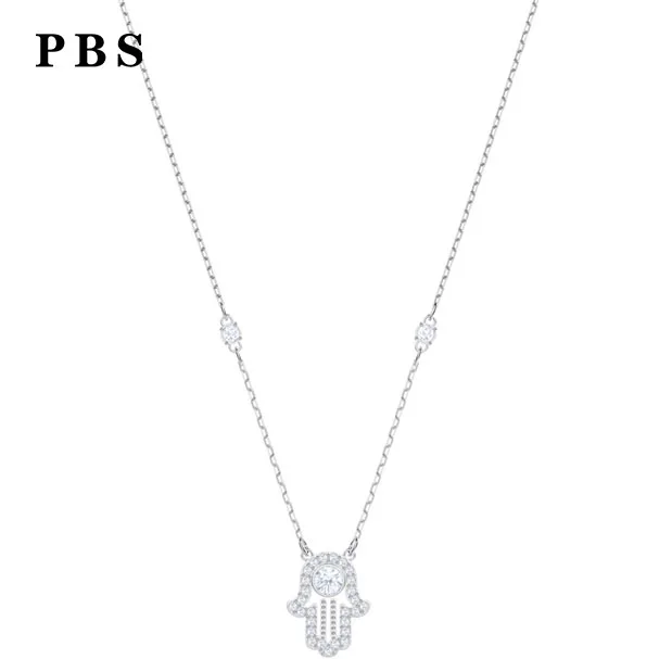 

PBS Original Copy High Quality 1:1 Exquisite Palm Necklace Plated With Platinum Logo Free Of Charge Wholesale Manufacturers