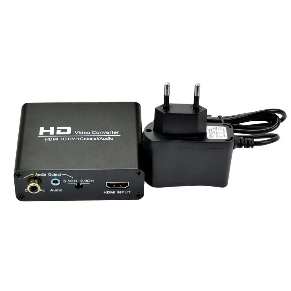 AIYIMA аудио адаптер Aeceiver HDMI к DVI HD видео конвертер Displayport конвертеры волокна