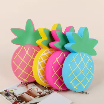 

1pc Creative Pineapple Shape Silicone Coin Purse Women Girl Portable Small Wallet Clutch Bag