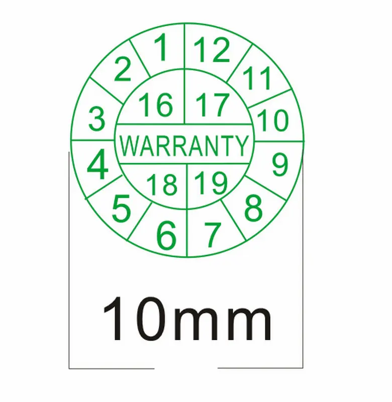 

Free shipping 1000pcs/lot Warranty sealing label sticker void if seal broken, fragile label,diameter 1cm