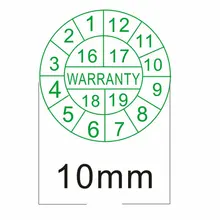 1000 шт/партия гарантия уплотнительная этикетка наклейка пустота, если уплотнение сломанная, разрушаемая этикетка, диаметр 1 см