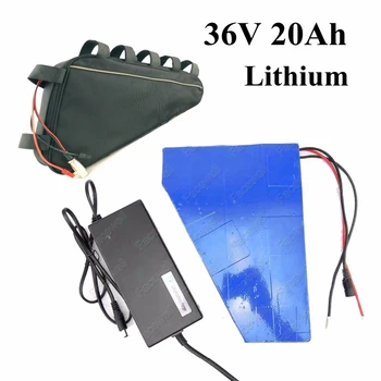 

GTK triangle lithium battery 36v 20ah li-ion 36v electric bike battery pack for bicycle 36v 500w 1000w bateria 36v bicicleta