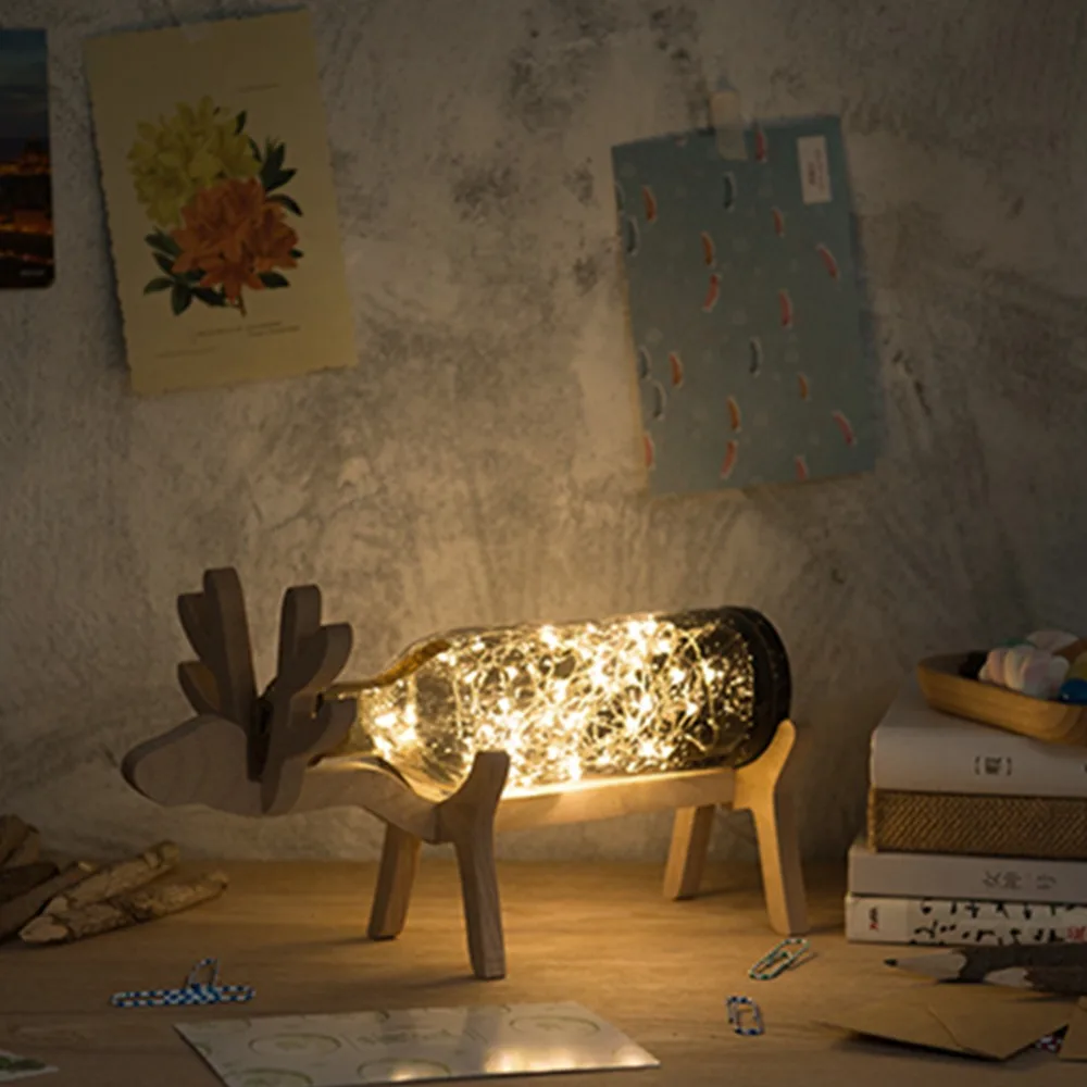 Smoke Gray Deer Table Light02