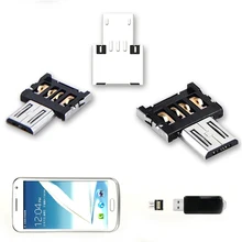 2018 Digitale Data Zwart Mini Micro Usb-kabel OTG Converter Adapter ons Telefoni Originali Mobiele Telefoons Accessoires Dropshipping(China)