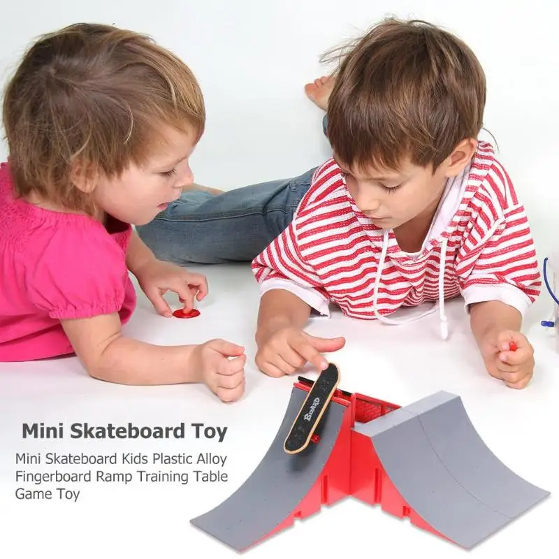 Мини-скейтборд детский пластиковый сплав гриф рампа обучающая Настольная игра игрушка