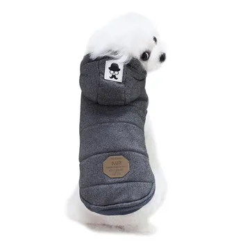 

Winter Warm Pet Dog Clothing Coats Jackets Waterproof Big Cute Bow Printing Cotton Zipper Costume Clothing Christmas Party