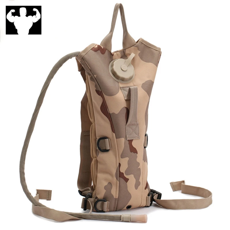 

3L camping water bag, military tactical water bag backpack, outdoor camping water bag, large capacity nylon riding water bag