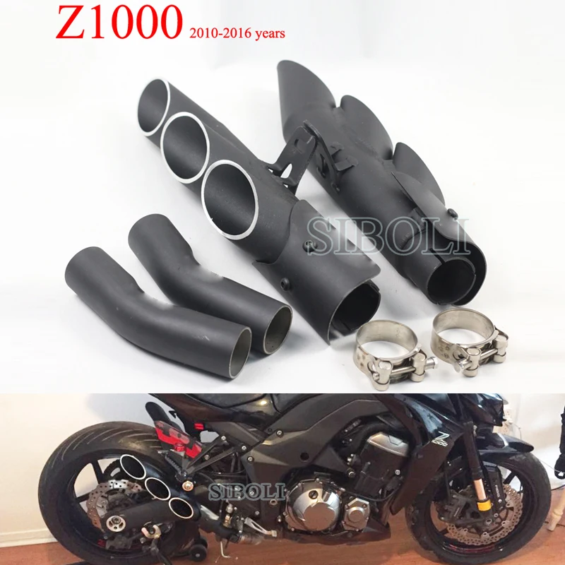 

Z1000 Motorcycle Slip on Full System TOCE Exhaust Muffler Pipe With Link Middle Pipe For Kawasaki Z1000 2010-2016 Years TC001