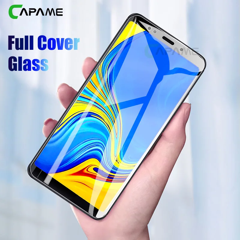 CAPAME для samsung A7 2018 защитный Стекло Экран протектор для samsung Galaxy A5 2017 A3 2016 A7 A6 A8 A9S 2018 закаленное Стекло
