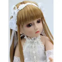 18 дюймов Reborn Baby Doll Бал шарнирные BJD SD жесткий vnyl игрушка девочка для детей Детский свитер Brinquedos Juguetes Белоснежка принцессы