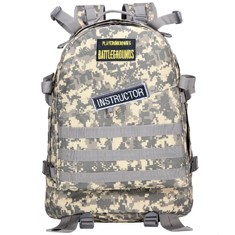  Hot Game PLAYERUNKNOWN'S BATTLEGROUNDS PUBG Winner Chicken Dinner Level1-3 Instructor Backpack Mult