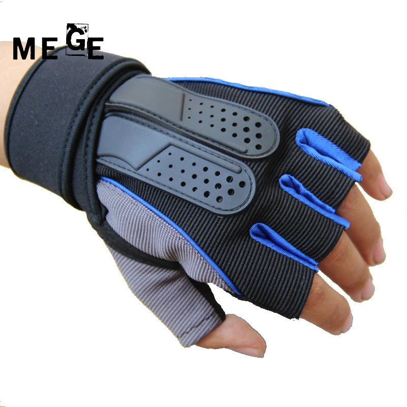 Buy MEGE Brand Half Finger With Wrist Support Fitness