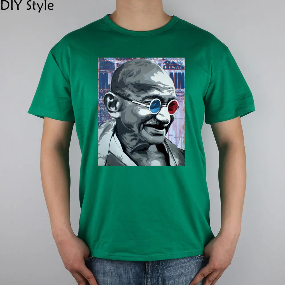 ガンジーアートインドインドリーダーマハトマtシャツコットンライクラトップ 109 ファッションブランドtシャツの男性の新しい高品質 Brand T Shirt Men T Shirt Ment Shirt Men Brand Aliexpress