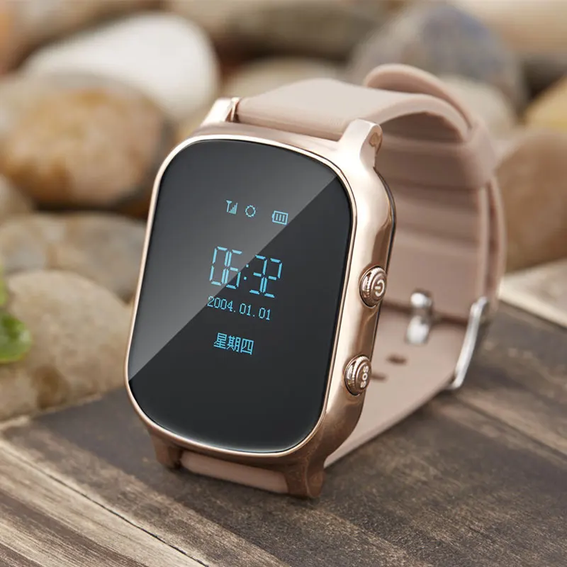 

OLED Precise GPS Kids Smart Watch T58 support GPS WIFI SOS LBS SIM Locate Finder emergency call GPS smartwatch for children gift