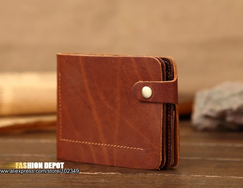 Genuine Leather wallet leather purse 5301-1# (27)