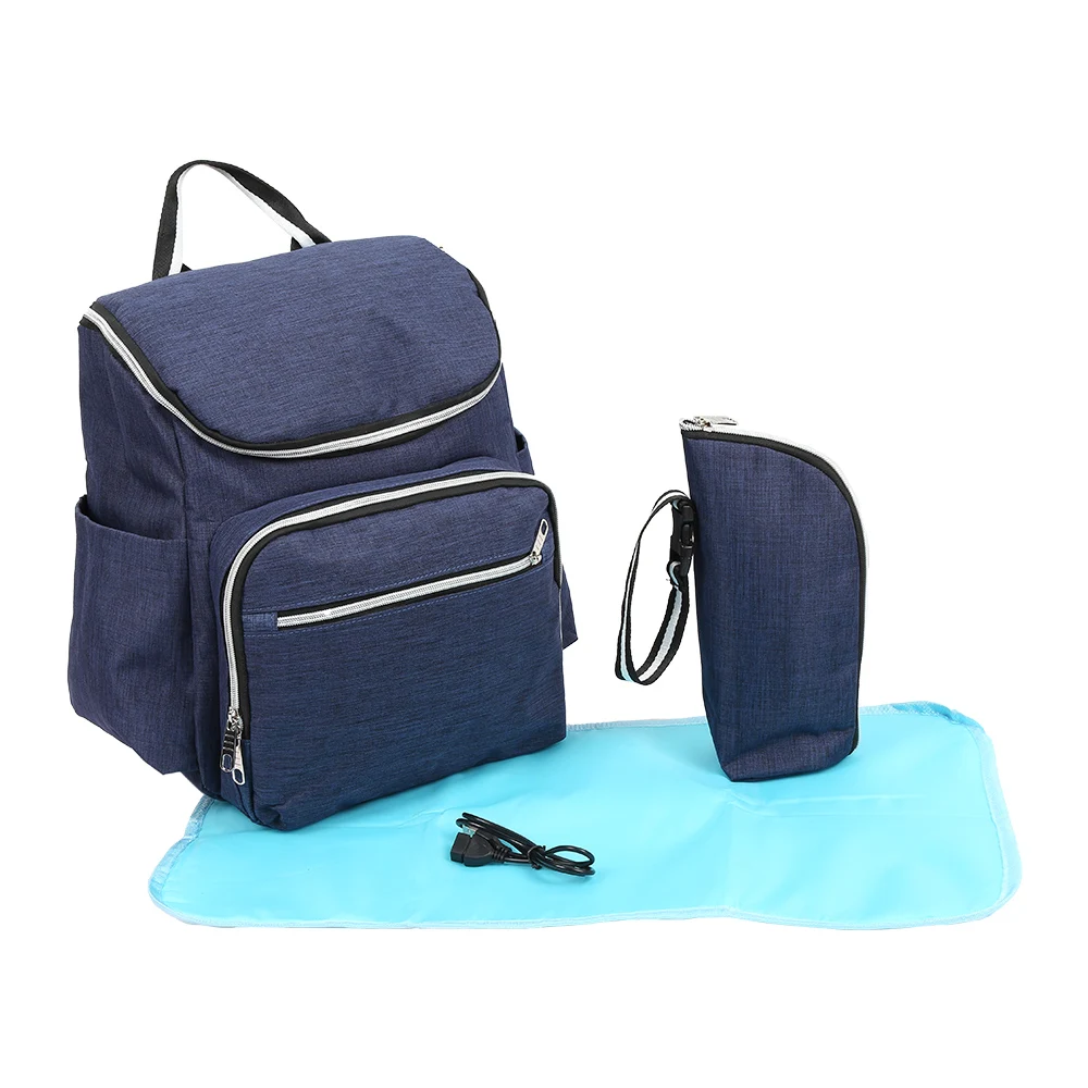 3 in 1 Large Capacity Diaper Bags Mummy Maternity Nappy Bag Travel canvas Nursing Backpack with ...