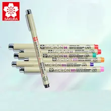 Sakura Pigma Micron 005 набор ручек с тонкой линией 0,2 мм для черчения манга 7 цветов на выбор товары для рукоделия