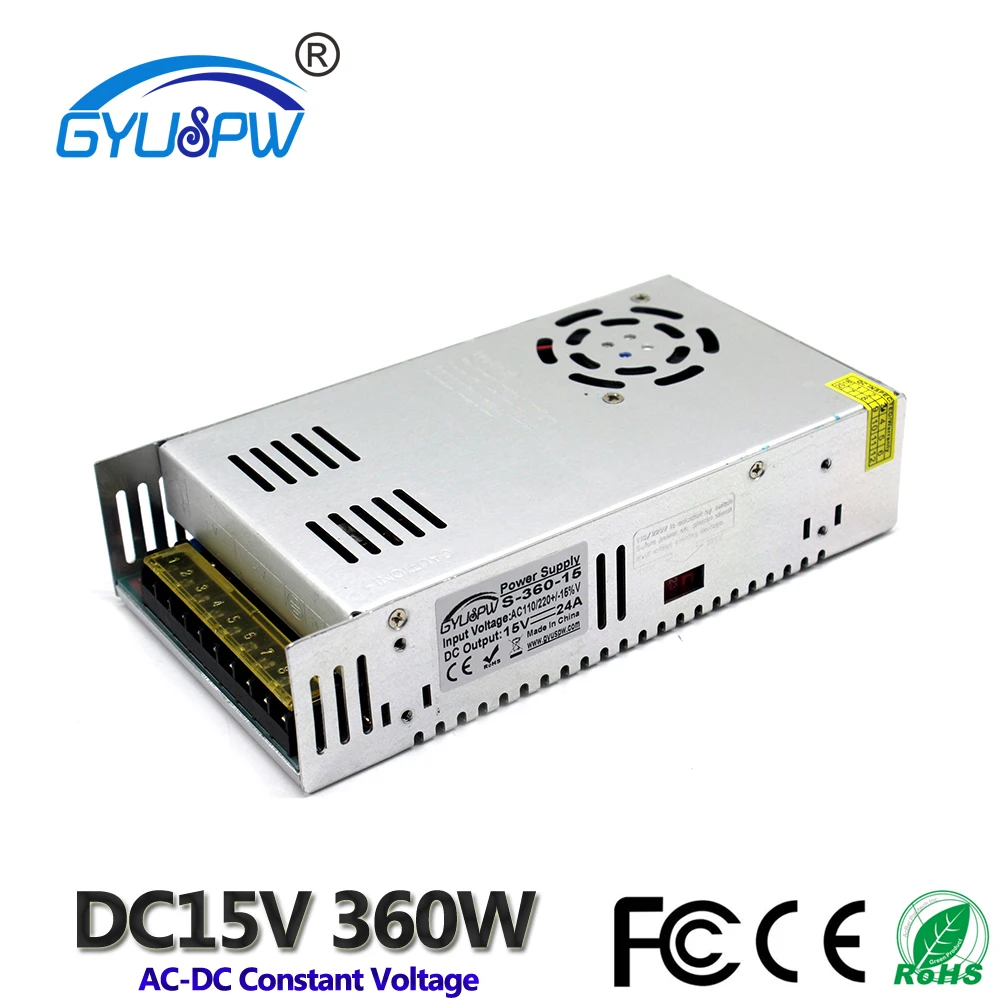15V360W