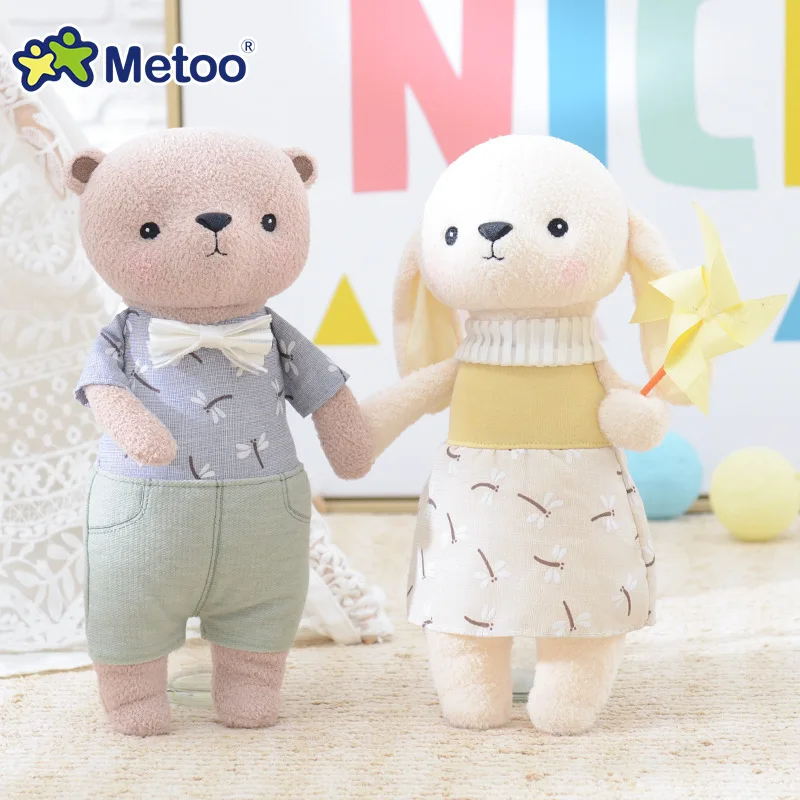 Kawaii Stuffed Plush Animals Cartoon Kids Toys for Girls Children Baby Birthday Christmas Gift Accompany Sleep Metoo Doll
