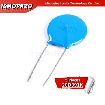 

5pcs varistor 20D391K 390V piezoresistor 20D391