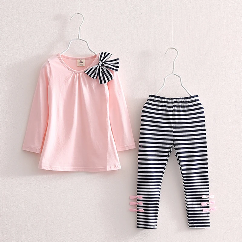 

2019 New Children's Suit Spring Autumn Long Sleeves Girls Casual Suit Children's Clothing Kids 2pcs Sets Toddler Girl Clothes