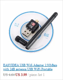 Беспроводной WiFi адаптер 300 Мбит/с 2dbi USB Wifi антенна мини Сетевая LAN Карта 802,11 b/g/n 2,4G Adaptador Wifi приемник