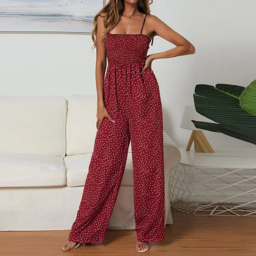 

2019 New Ladies Fashion Sexy Spaghetti Straps Romper Party Beach Holiday Jumpsuit