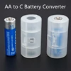 2pcs AAA To AA Size Household Battery Converter Home Mini Battery Adapter Trip Large Strength Bettery Holders ► Photo 3/6