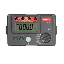 LCD High Precision Digital Earth Resistance Tester Digital Display 0-400V 0-4000 ohm Ground Earth Resistance UNI-T UT522