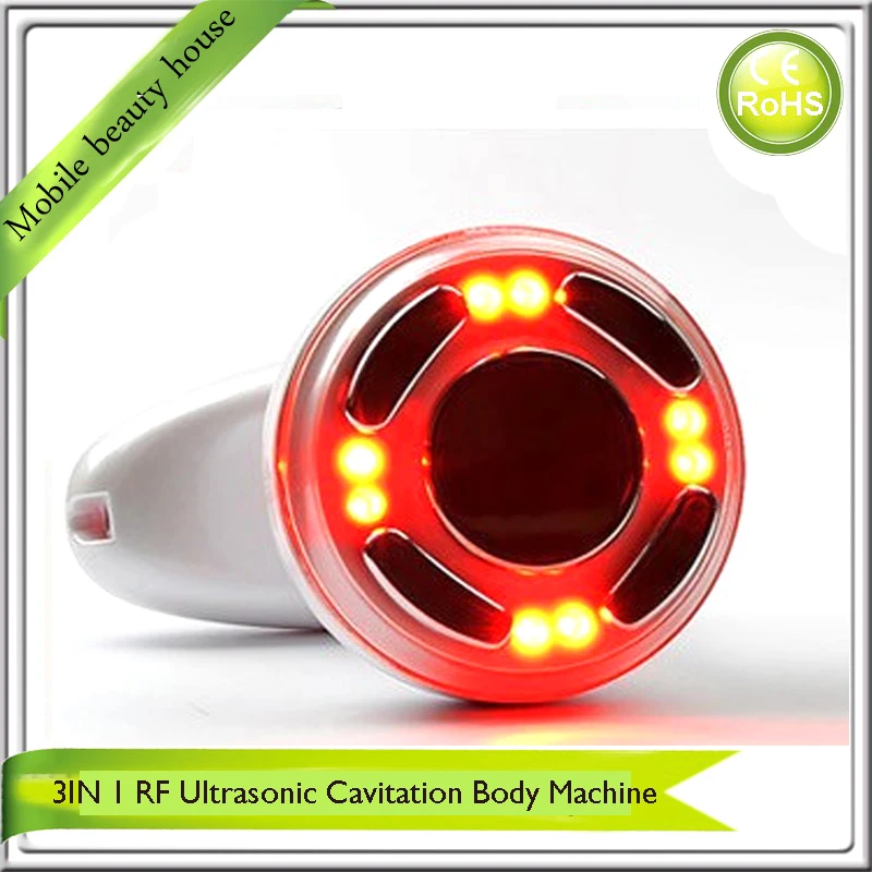 Multifunctional 3 IN 1 Ultrasonic Cavitation RF Radio Frequency Photon Therapy Skin Rejuvenation Body Slimming Firming Machine