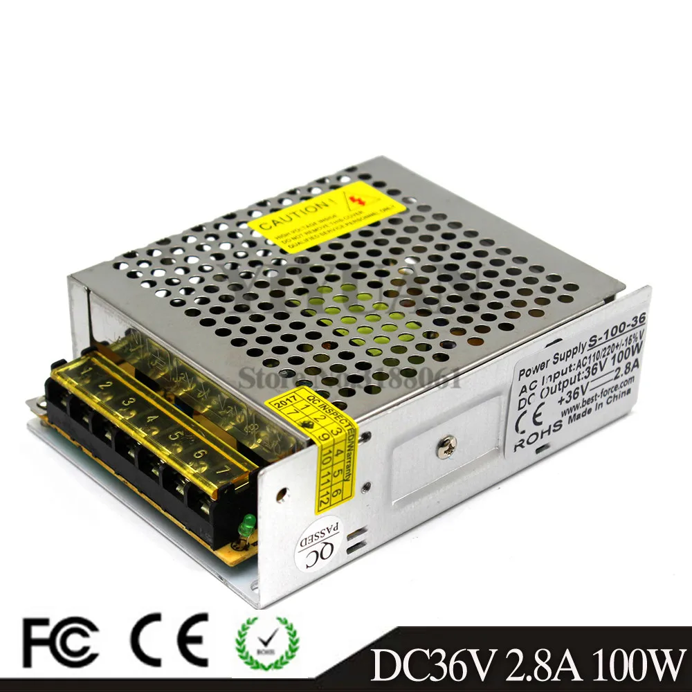 36V100W
