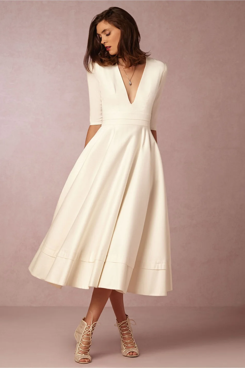 Винтажное женское платье на весну и зиму, повседневное, размера плюс, элегантное, для вечеринок, женское сексуальное длинное белое платье с v-образным вырезом