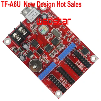 

TF-A6U 2*HUB08 & 4*HUB12 768*32 384*64 USB Single & Dual color P10 LED controller card New Design Hot Sales 3pcs/lot