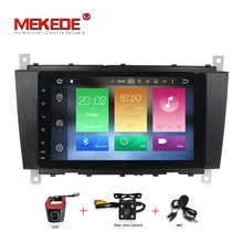 PX5 Android 8,0 автомобильный DVD для Mercedes/Benz C Class W203 2004-2007 c200 C230 C240 C320 C350 CLK W209 Octa ядер 4 г Оперативная память 32 г Встроенная память