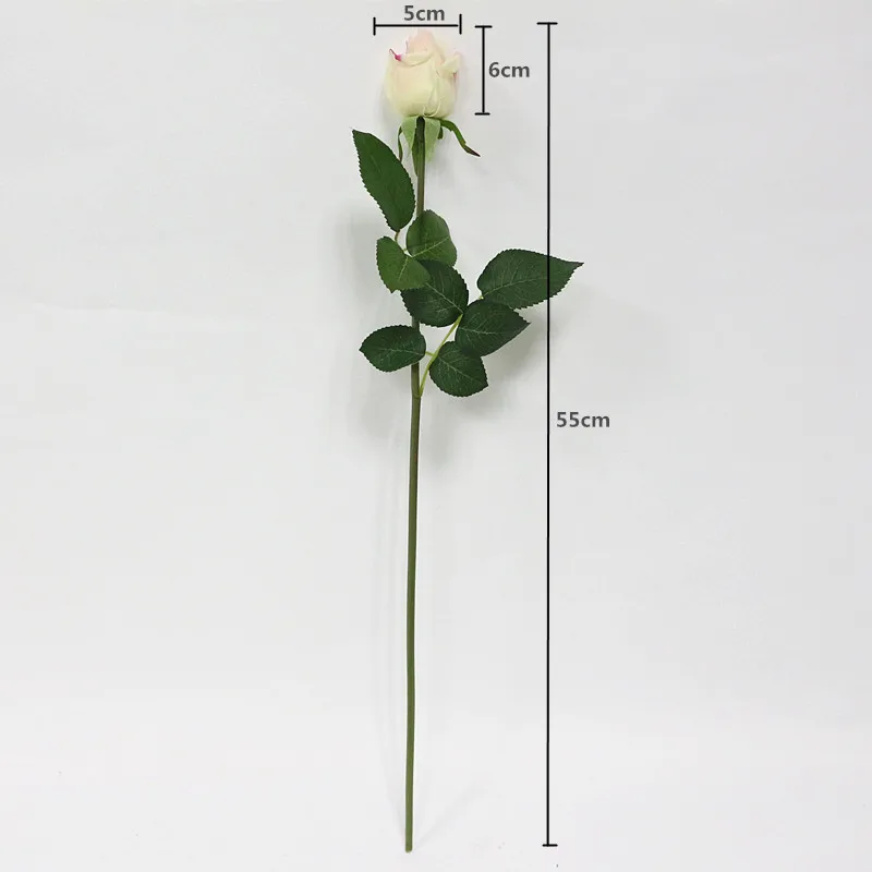 Flone Artificial Rose Flowers Real Touch Flowers Simulation Rose Flower Branch Bouquet Wedding Home Party Table Decor Floral (11)