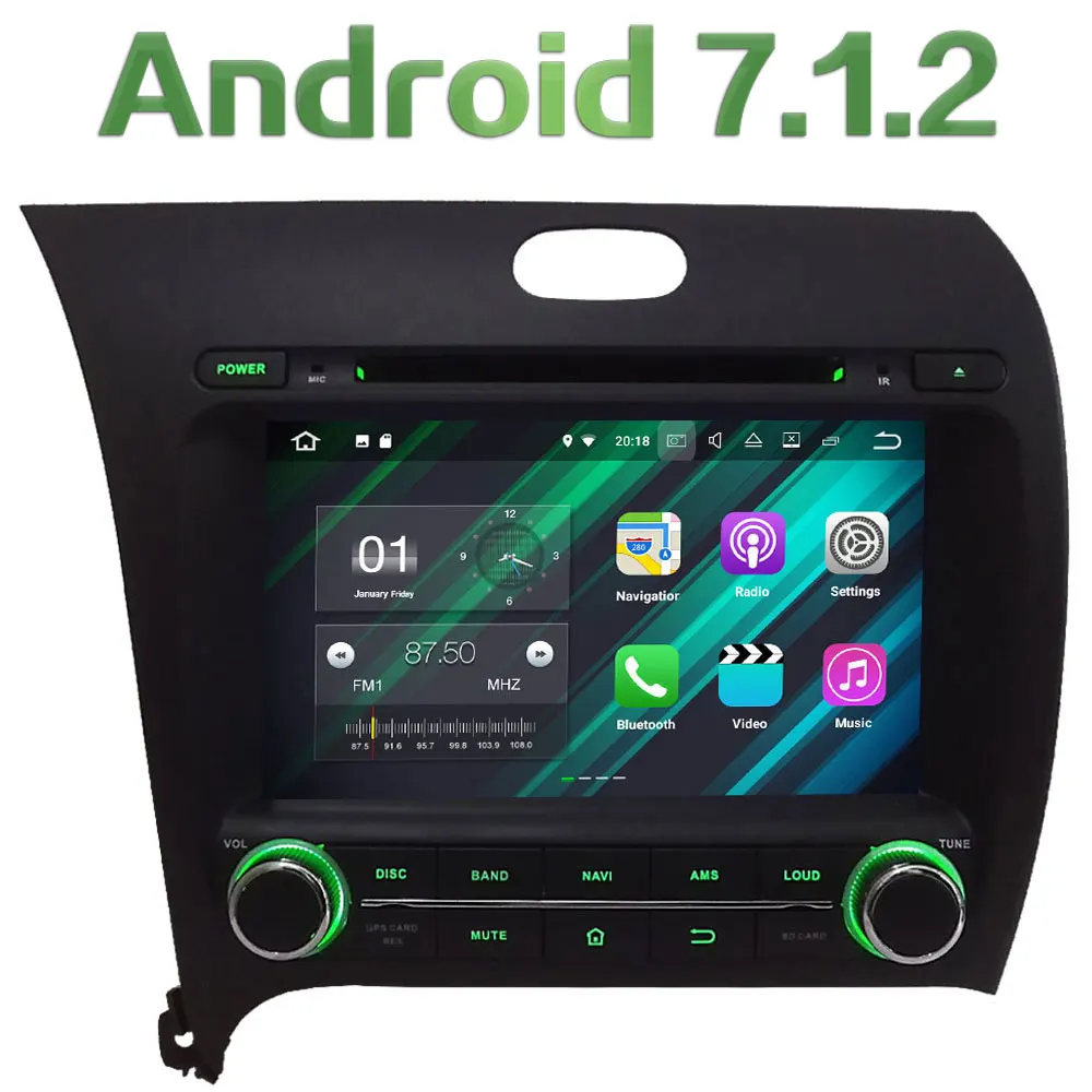 3G 4G WIFI 8 Android 7 1 2 2GB RAM DAB SWC Car DVD Player font