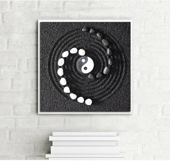 

New 3d diy diamond embroidery painting home decoration wall painting of diamond mosaic painting yin and yang ying yang