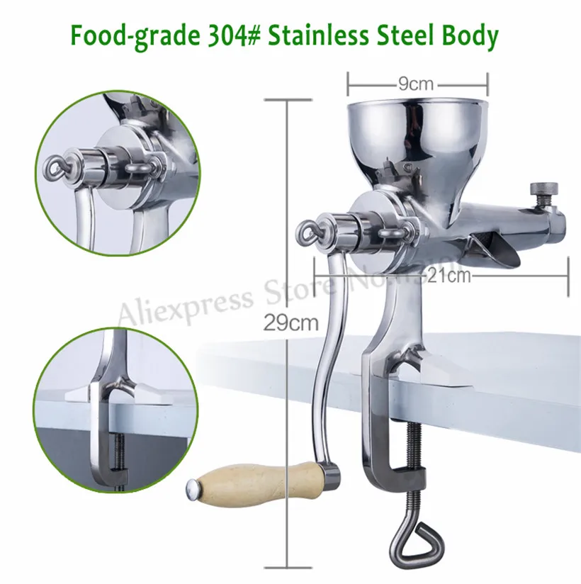 Stainless Steel Manual Juicer Fruit Vegetable Juice Extractor Orange Lemon Wheatgrass Squeezer 100% Original Juice 5