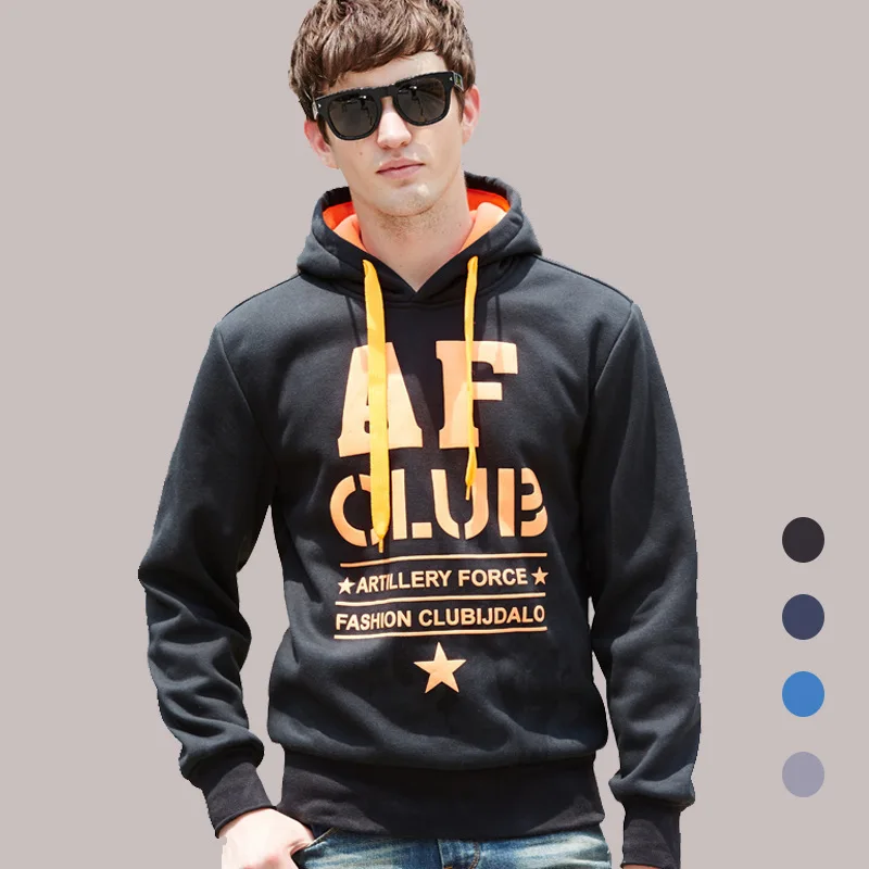 Autumn Fashion Men Hoodies Jacket Man Casual Slim Hoody Sweatshirt Sportswear Pullover Hoodie-in 