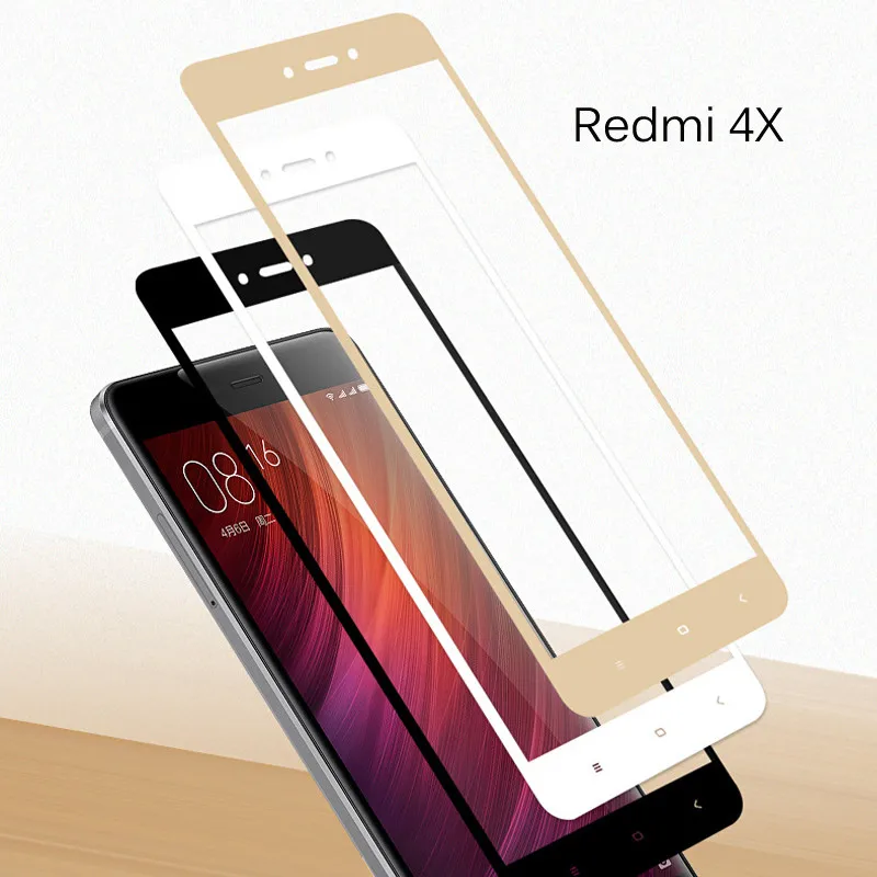 

Tempered Glass Film for Xiaomi Redmi 4X Full Coverage Screen Protector Xiaomi Redmi 4X Screen Protector Protective Film for 4 X