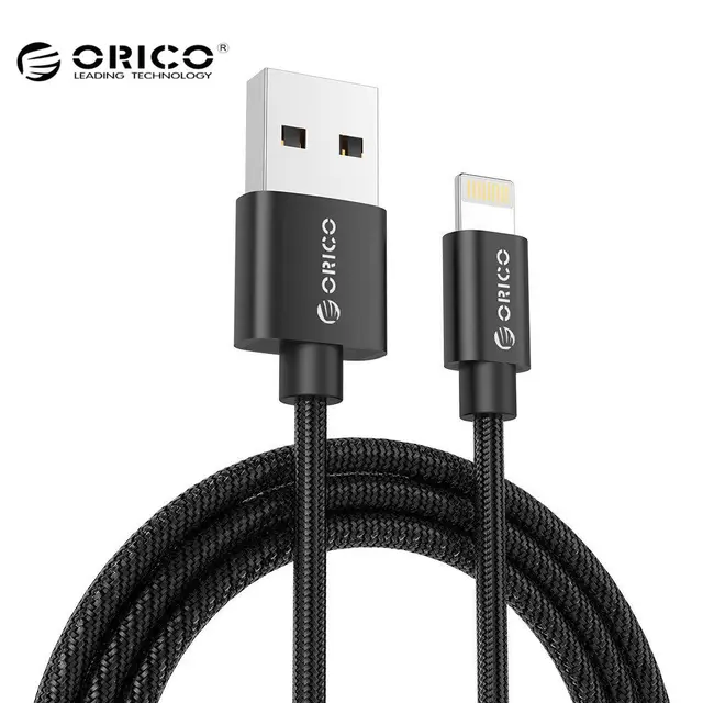 ORICO для iPhone USB кабель iOS 10 USB TYPE-A для освещения 8-pin синхронизации данных Зарядное устройство кабель для iPhone iPad iPod мобильный телефон кабели