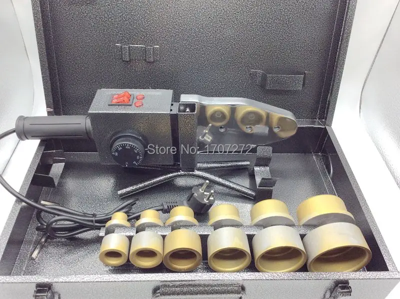 

Free Shipping Double temperature controled, PPR Welding Machine,plastic pipe welding machine AC 220V 1500W 20-63mm to use
