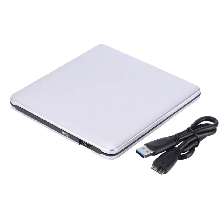 USB 3.0 External DVD/CD RW Drive Burner Slim Portable Driver For