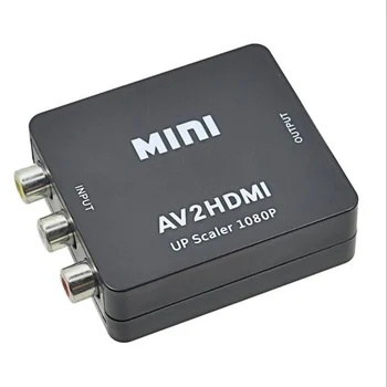 

AVTOHDMI AV TO HDMI 1080P HDMI Out RCA 1080PRCA AV/CVSB L/R Component Video TO HDMI Format Adapter AV2HDMI HD NTSC PA